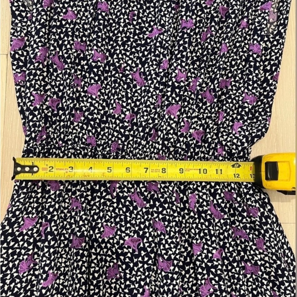 Maje Paris Pansy Crepe Smocked Sleeveless Mini Dress Women's EU 42 US L NWOT - Picture 14 of 16